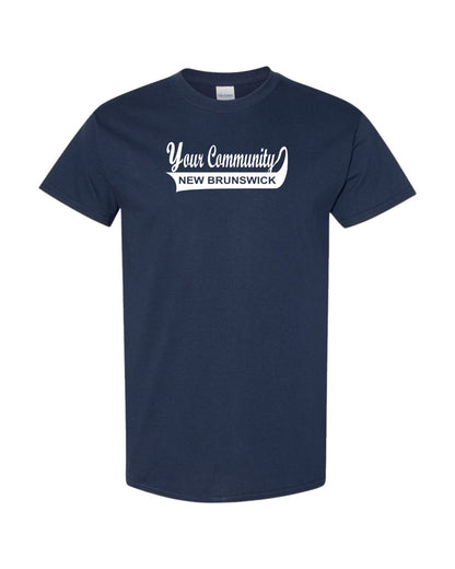 Custom New Brunswick Community Name Mens Tee