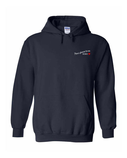 Prince Edward Island Nurse Left and Back Pullover Hoodie