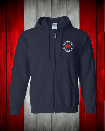 Proud to be Mean and Nasty Leaf Zip Hoodie