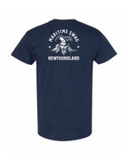 Maritime Swag NFLD Pirate Left Chest and Back Men's Tee