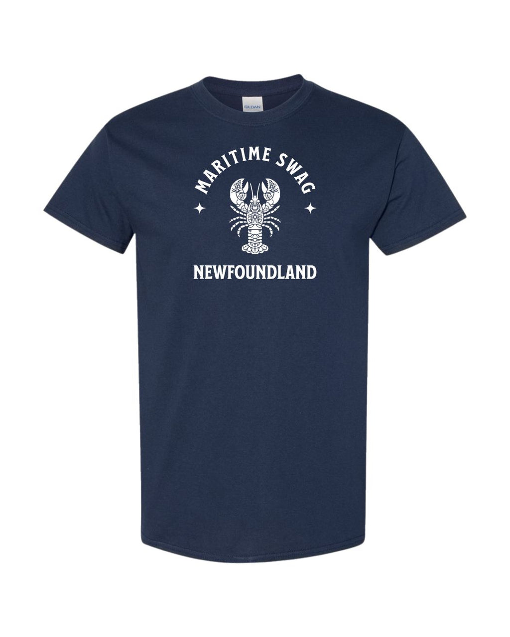 Maritime Swag NFLD Mandala white Lobster Men's Tee