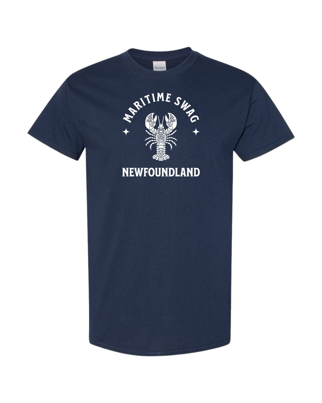 Maritime Swag NFLD Mandala white Lobster Men's Tee