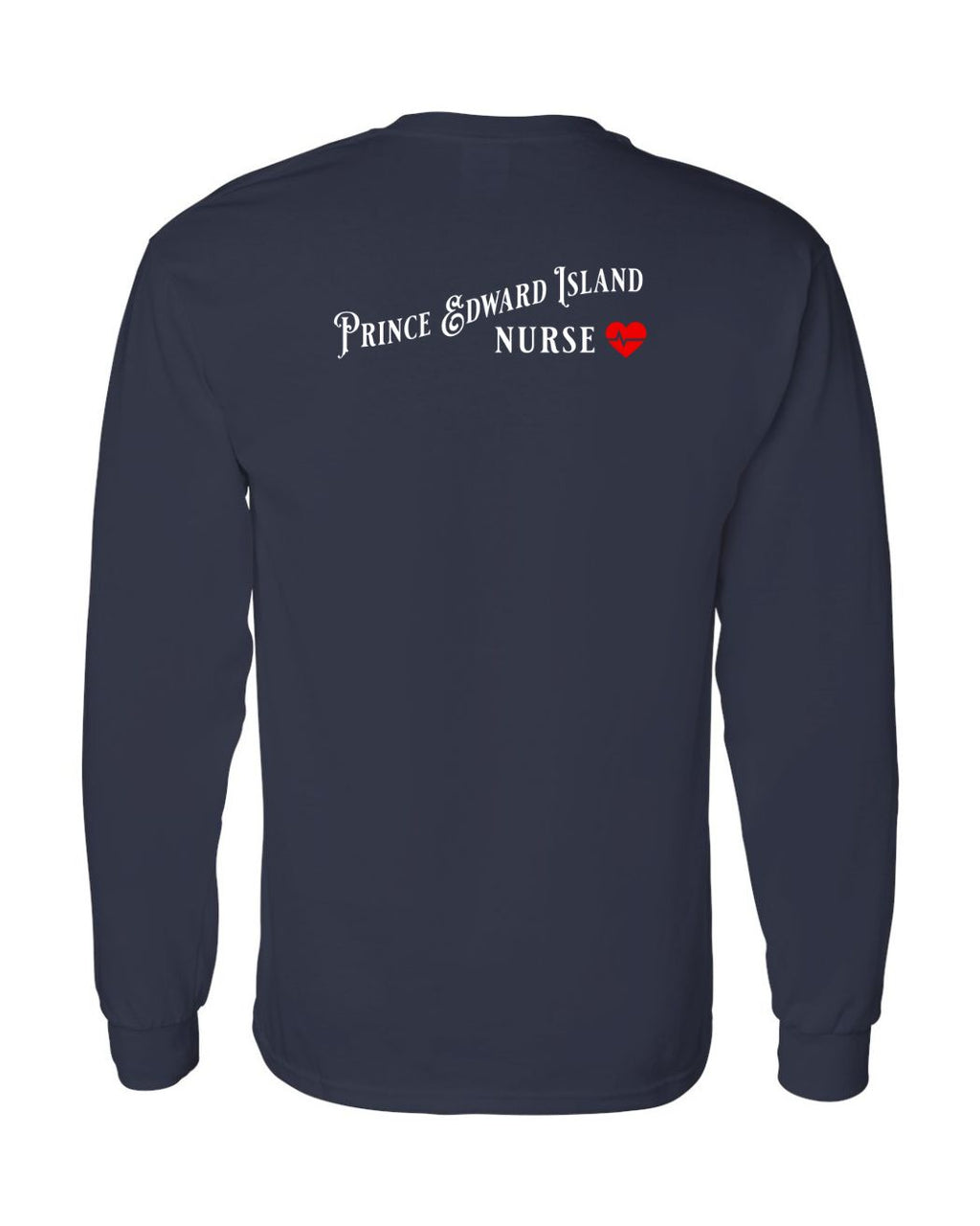 PEI Nurse Left Chest and Back Long Sleeve - Unisex