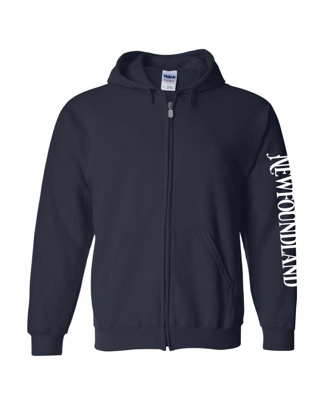NFLD Sleeve Only Navy 3XL Zip Hoodie - OVERSTOCK SALE - Unisex