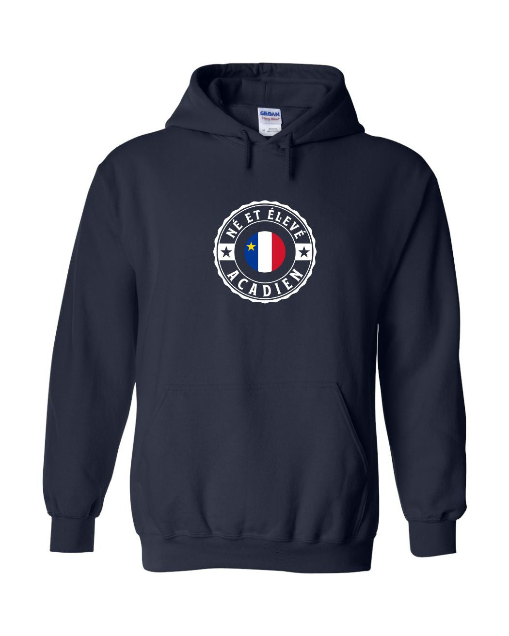 Ne Et Eleve Acadien full front French hoodie