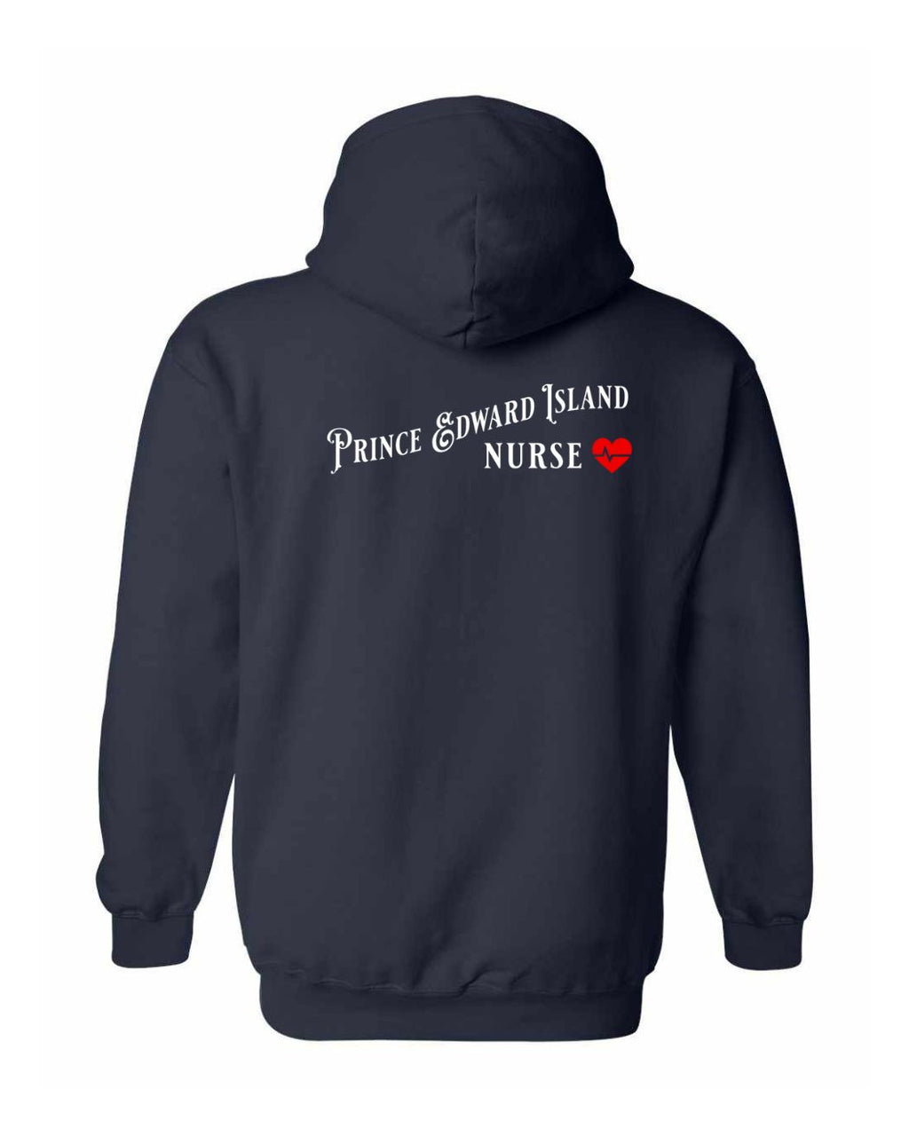 PEI Nurse Left Chest and Back Pullover Hoodie - Unisex