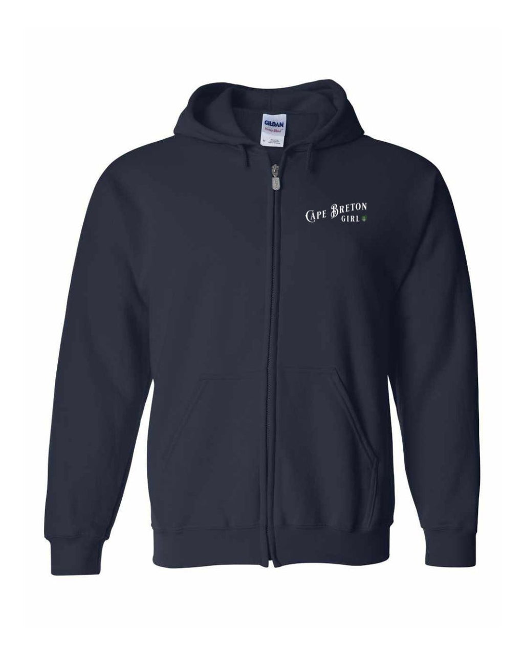 CB Girl Tartan Left Chest Zip Hoodie - Unisex