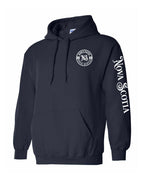 Born and Raised NS Left Chest and Sleeve Pullover Hoodie - Unisex