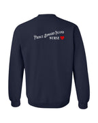 PEI Nurse Left Chest and Back Crewneck Sweatshirt - Unisex