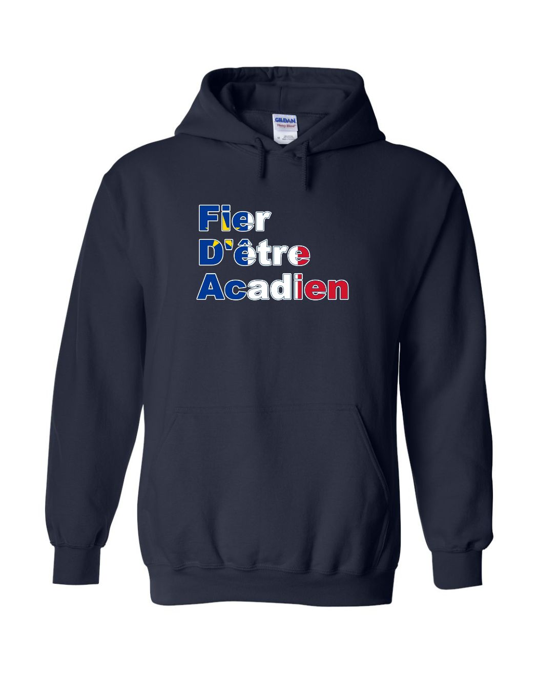 Fier D'etre Acadien Hoodie