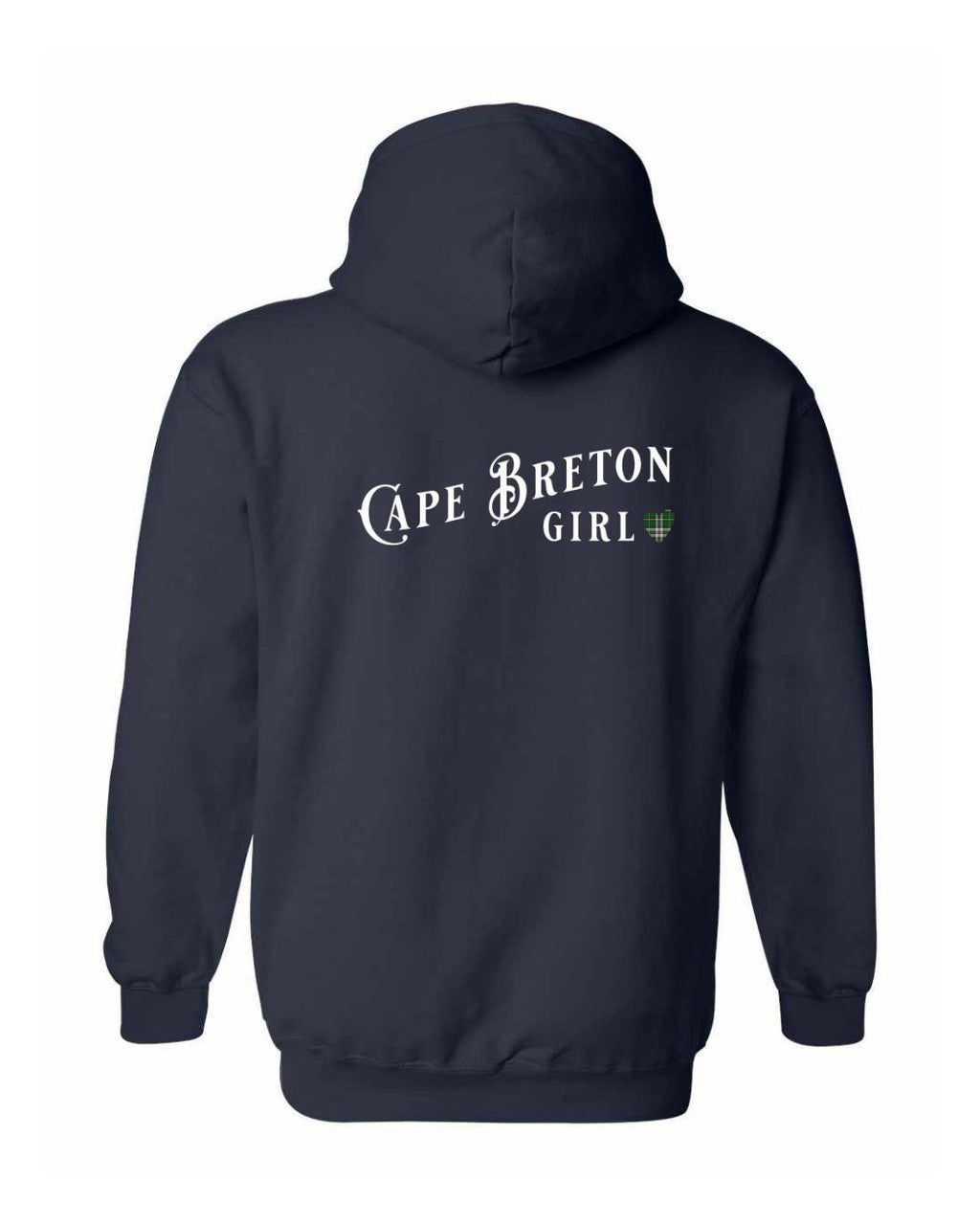 CB Girl Tartan Left Chest and Back Pullover Hoodie - Unisex