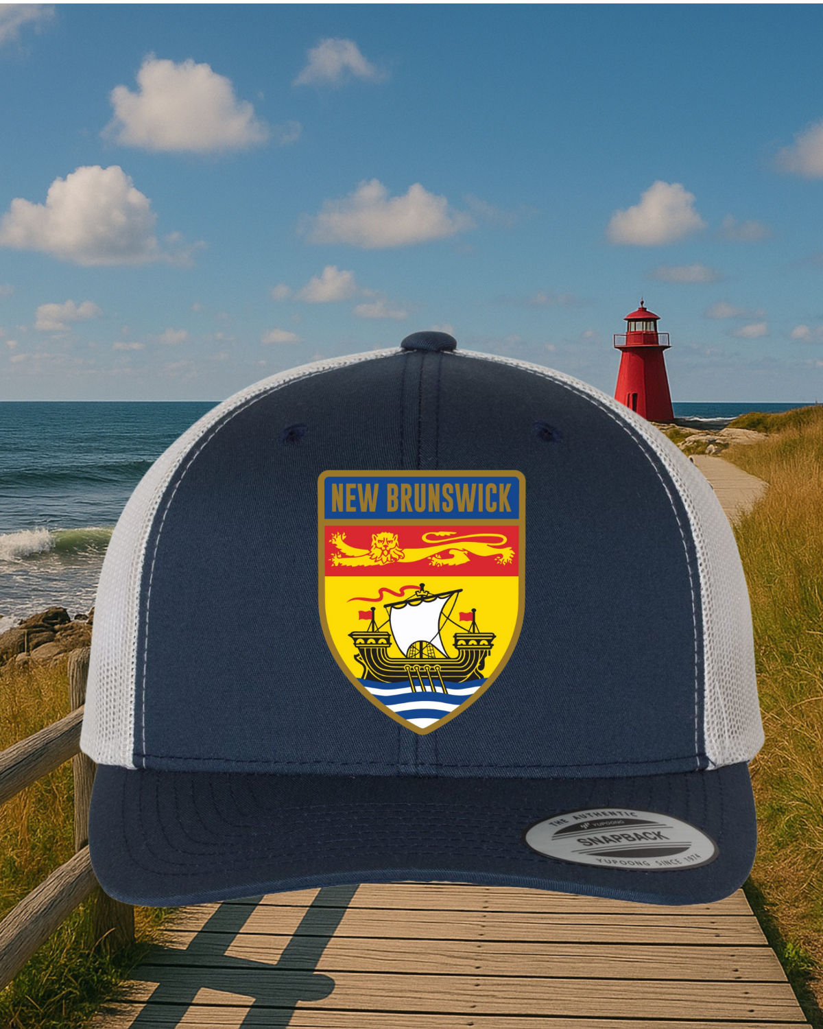 NB Shield Retro Trucker Hat