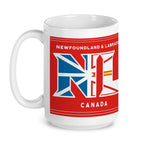 NFLD and  Labrador NL Flag Mug