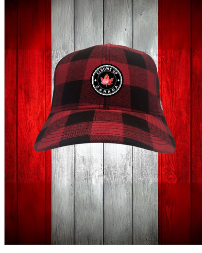 Elbows Up Leaf design Hat