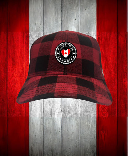 Proud to be Canadian heart flag  design Hat