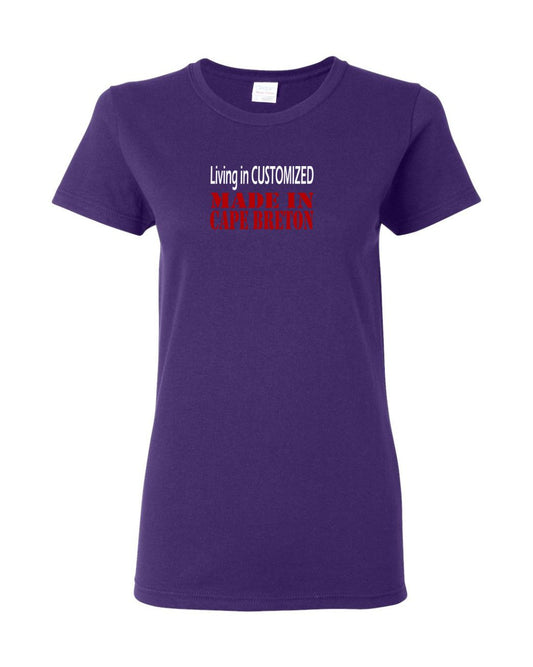 Living In custom, Made In CB Women's Tee
