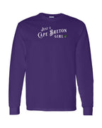 Just a CB Girl Tartan Left Chest Long Sleeve Tee - Unisex