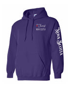 A piece of my Heart NS ( Red Heart ) Left Chest and Sleeve Pullover Hoodie - Unisex
