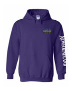 NFLD Saltwater Raised Left Chest and Sleeve Pullover Hoodie - Unisex