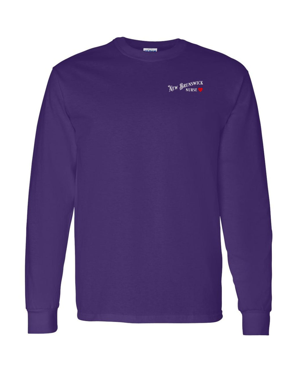 NB Nurse Left Chest and Back Long Sleeve - Unisex