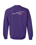 PEI Nurse Left Chest and Back Crewneck Sweatshirt - Unisex