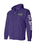 CB Saltwater Raised Left Chest and Sleeve Zip Hoodie - Unisex