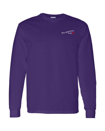 Prince Edward Island Nurse Left Chest and Back Long Sleeve