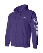 CB Girl Red Heart Left Chest and Sleeve Zip Hoodie - Unisex