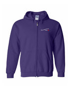 PEI Nurse Left Chest and Back Zip Hoodie - Unisex