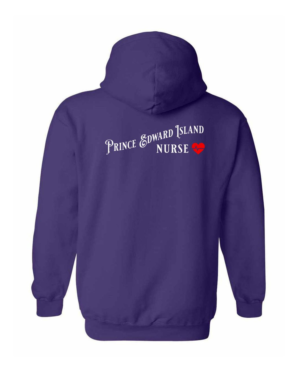PEI Nurse Left Chest and Back Pullover Hoodie - Unisex