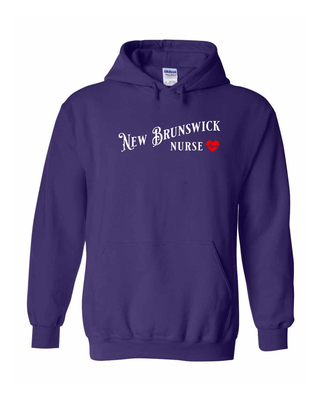 New Brunswick Nurse Full Front Pullover Hoodie