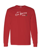 Just a CB Girl Tartan Left Chest Long Sleeve Tee - Unisex