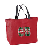 Tartan Saltwater Raised CB Tote Bag