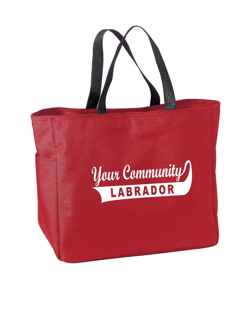 Custom Your Community Swoop Labrador Tote Bag