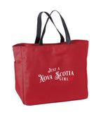 Just a NS Girl Red Heart Tote Bag