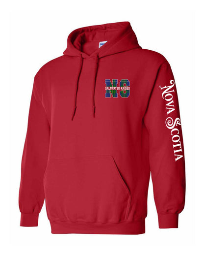 Product of Nova Scotia Left Chest and Sleeve Pullover Hoodie