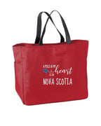 Piece of my Heart NS Tartan Heart Tote Bag