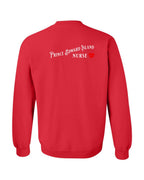 PEI Nurse Left Chest and Back Crewneck Sweatshirt - Unisex
