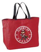 Elbows up Beaver Tote Bag