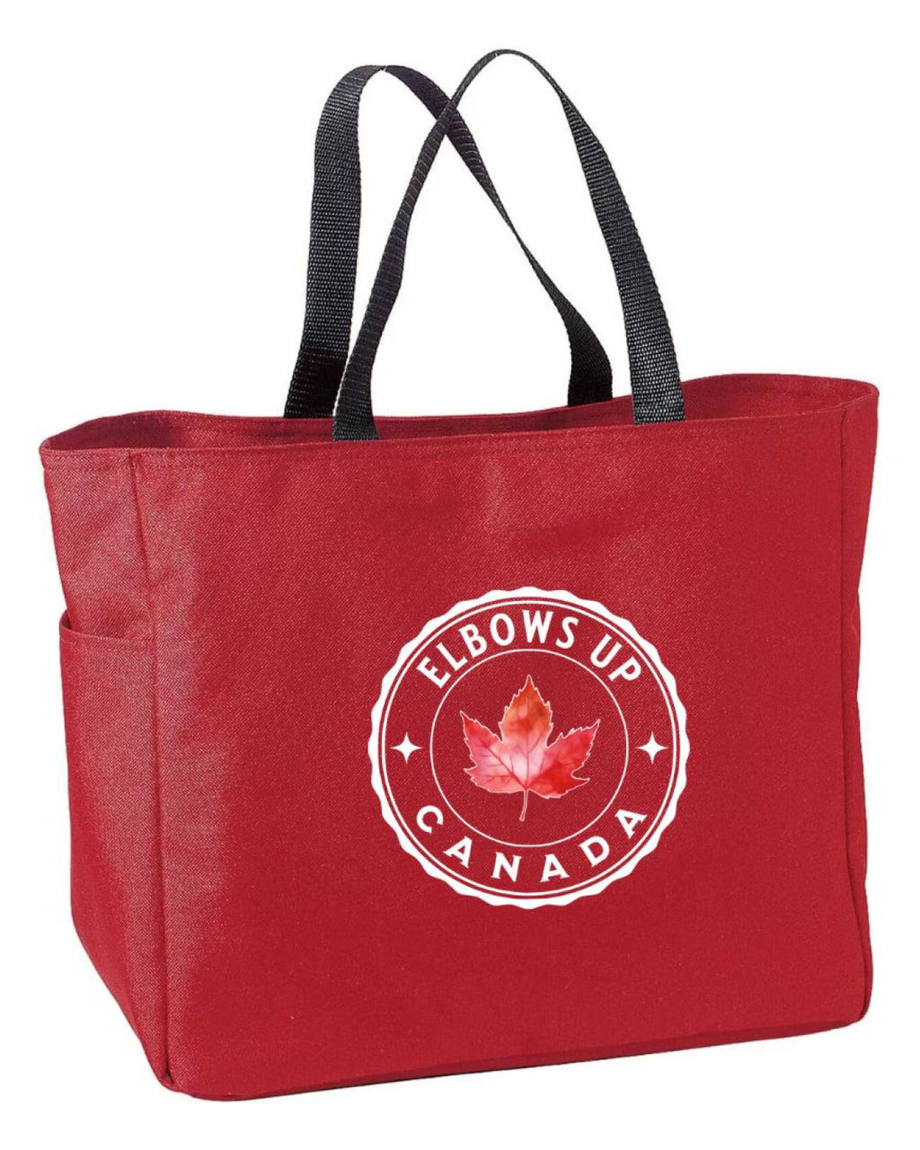 Elbows Up Leaf Tote Bag