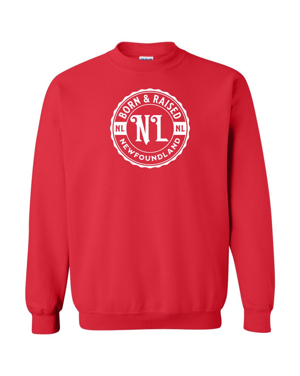 Born & Raised Newfoundland Full Crewneck Sweatshirt