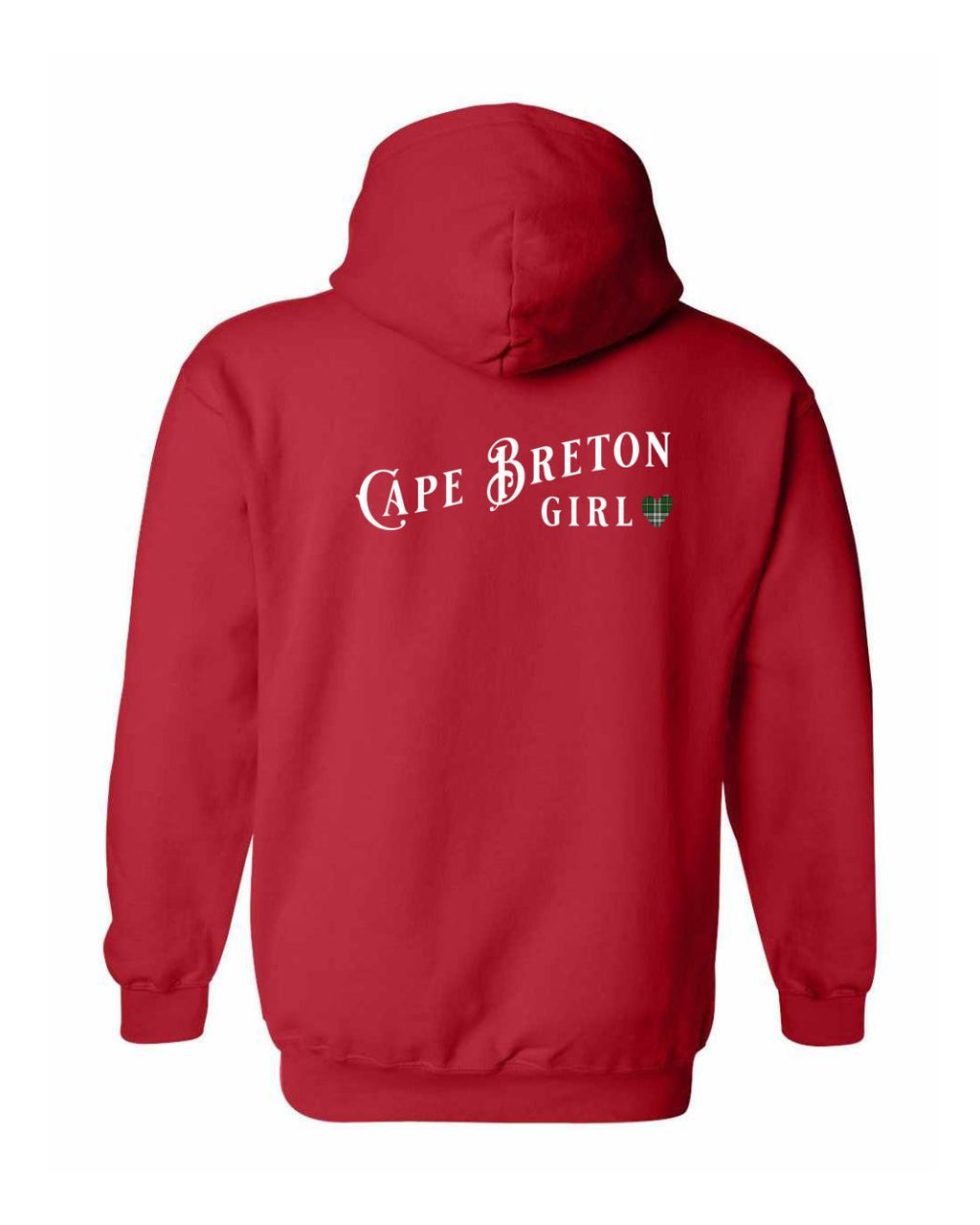 CB Girl Tartan Left Chest and Back Pullover Hoodie - Unisex