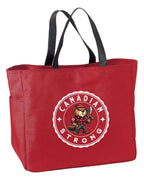 Canadian Strong Beaver Tote Bag