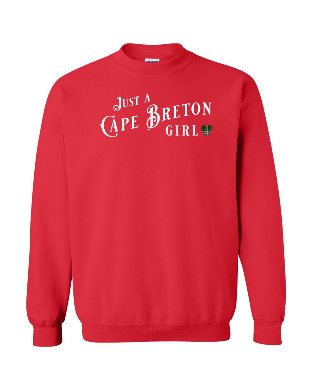Just a CB Girl Tartan Crewneck Sweatshirt - Unisex