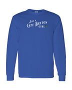 Just a CB Girl Tartan Left Chest Long Sleeve Tee - Unisex