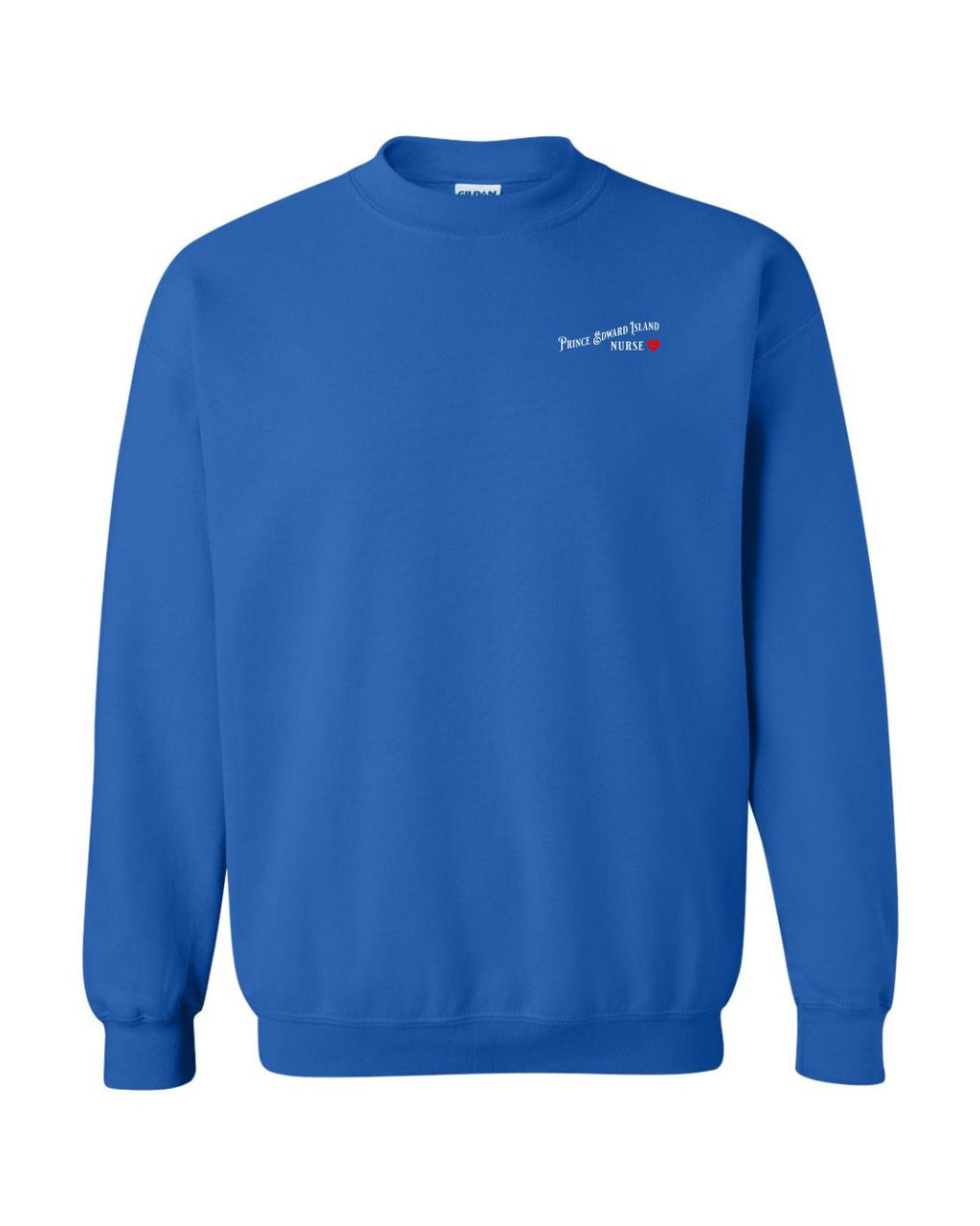 PEI Nurse Left Chest and Back Crewneck Sweatshirt - Unisex