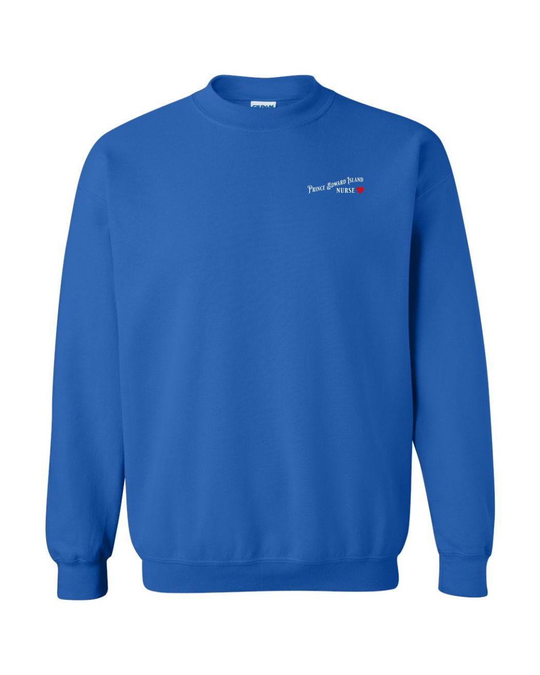 PEI Nurse Left Chest and Back Crewneck Sweatshirt - Unisex