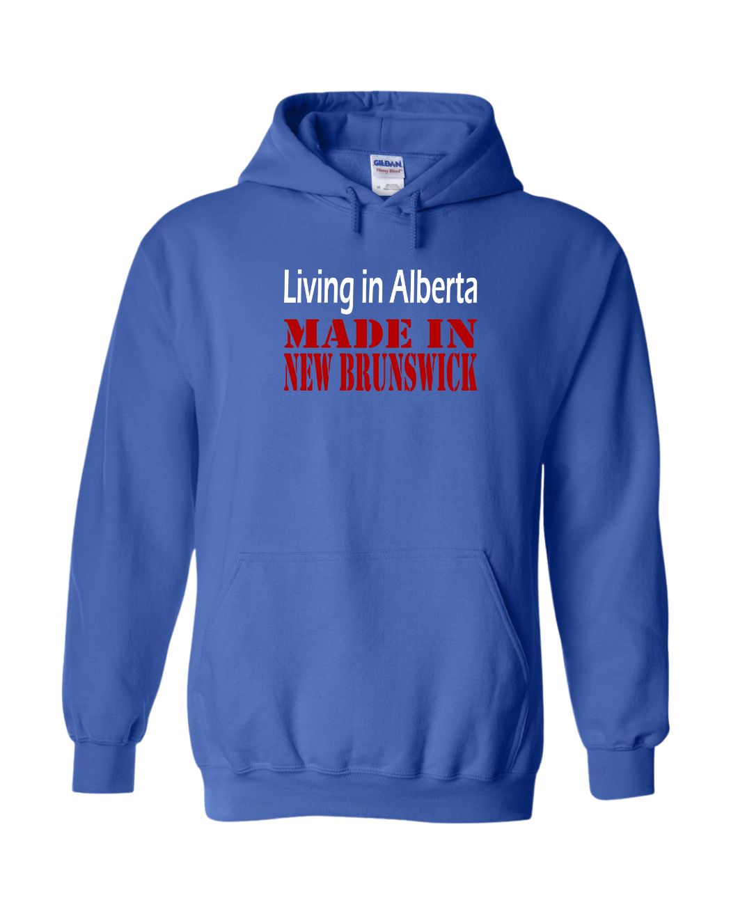 Living in Alberta Made in NB Pullover Hoodie