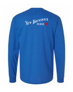 NB Nurse Left Chest and Back Long Sleeve - Unisex