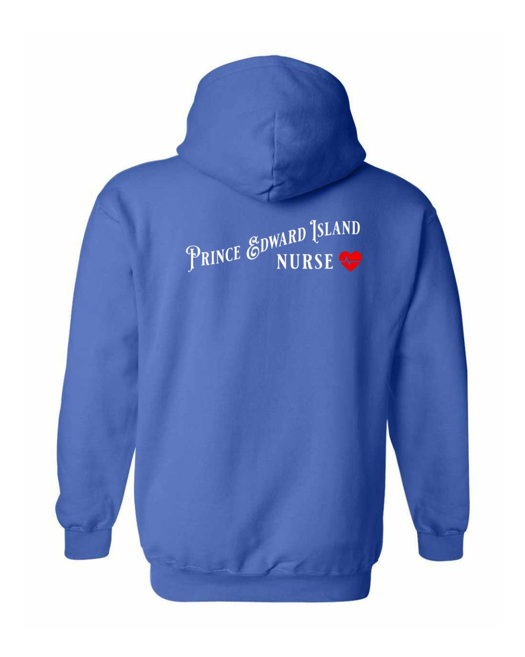 PEI Nurse Left Chest and Back Pullover Hoodie - Unisex